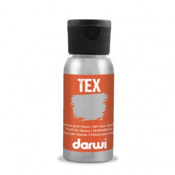 Darwi Tex fabric paint 50ml – 080 ezüst