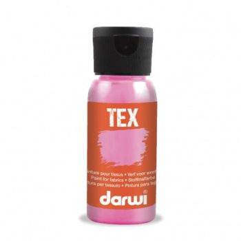 Darwi Tex fabric paint 50ml – 495 Pearlescent rózsaszín
