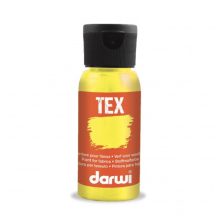 Darwi Tex fabric paint 50ml – 723 Neon sárga