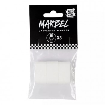 Marbel marker csere tollhegy 15mm – 3pcs