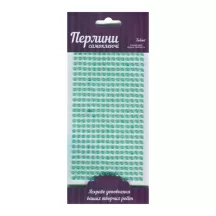 Self-adhesive Glitter Pearls 5mm 375pcs – türkiz