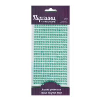 Self-adhesive Glitter Pearls 5mm 375pcs – türkiz