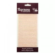 Self-adhesive Glitter Pearls 5mm 375pcs – rózsaszín