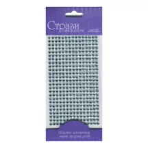 Self-adhesive Glitter Rhinestones 5mm 375pcs – ezüst