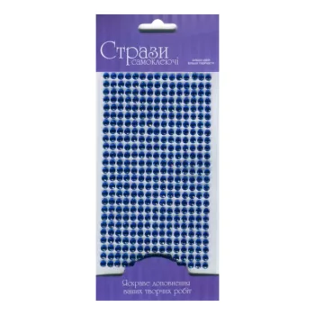 Self-adhesive Glitter Rhinestones 5mm 375pcs – kék