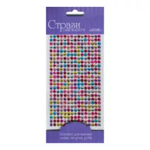 Self-adhesive Glitter Rhinestones 5mm 375pcs – Mix
