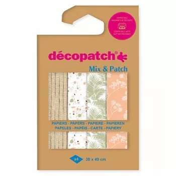 Decoupage papírok 4 db – Terracotta