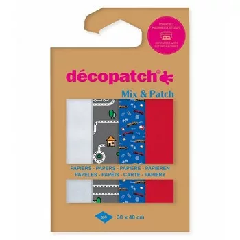 Decoupage papírok 4 db – Cars