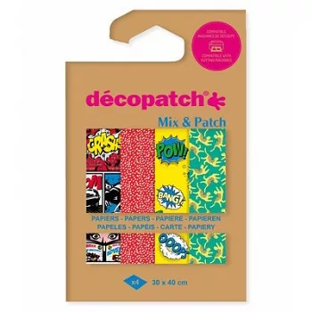 Decoupage papírok 4 db – Superheroes