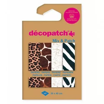 Decoupage papírok 4 db – Animal skins