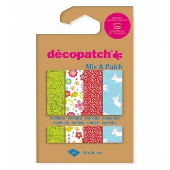 Decoupage papírok 4 db – Enchanted unicorns