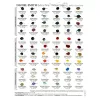 Daniel Smith akvarell Dot Card 66 shades