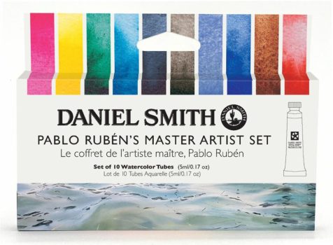 Set of watercolor paints DS 10x5ml Pablo Ruben's mester set