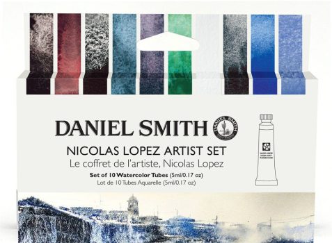 Set of watercolor paints DS 10x5ml Nicolas Lopez mester set