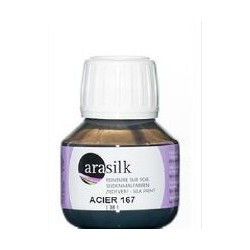 Silk dye Darwi Arasilk 50ml – 167 Steel szürke