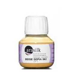 Darwi Arasilk selyemfesték 50ml – 862 Szépia Beige Darwi Arasilk selyemfesték 50ml – 862 Szépia Beige