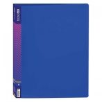 Gyűrűs mappa 4 gyűrűvel, A4-hez kék