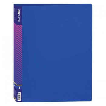 Gyűrűs mappa 4 gyűrűvel, A4-hez kék