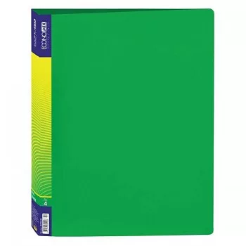 Gyűrűs mappa 4 gyűrűvel, A4-hez zöld