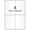 Öntapadós PE cimkék 105×148 mm, 400 lap