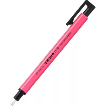 Tombow Mono zero radír ceruza alakban kerek rózsaszín