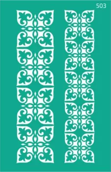 Stencil repeatable self-adhesive 13x20cm  503