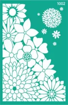 Stencil repeatable self-adhesive 13x20cm  1002