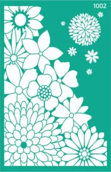 Stencil repeatable self-adhesive 13x20cm  1002