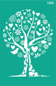 Stencil repeatable self-adhesive 13x20cm  1308