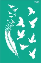 Sablon újrahasználható öntapadó 13x20cm – 1500