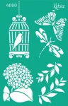 Stencil repeatable self-adhesive 13x20cm  4000