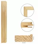 Feszítőkeret profil 15x35mm – 20cm