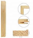 Feszítőkeret profil 15x35mm – 65cm