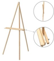 Kiállítási festőállvány fenyő 125cm