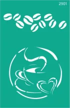 Sablon újrahasználható öntapadó 13x20cm – 2901