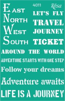 Sablon újrahasználható öntapadó 13x20cm – 4011