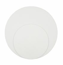 Round canvas on board Rosa 40cm