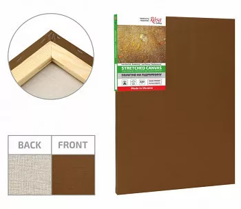 Colored canvas Rosa umber - 50x60cm