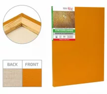 Colored canvas Rosa light ocher - 20x20cm