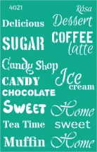 Sablon újrahasználható öntapadó 13x20cm – 4021