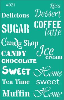 Sablon újrahasználható öntapadó 13x20cm – 4021