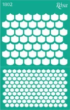 Stencil repeatable self-adhesive 13x20cm  1802