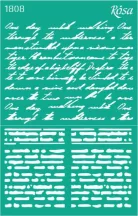 Sablon újrahasználható öntapadó 13x20cm – 1808