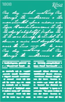 Sablon újrahasználható öntapadó 13x20cm – 1808