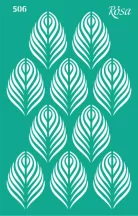 Stencil repeatable self-adhesive 13x20cm – 506