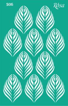 Stencil repeatable self-adhesive 13x20cm – 506