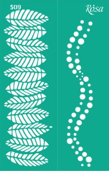 Stencil repeatable self-adhesive 13x20cm – 509