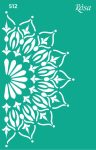 Stencil repeatable self-adhesive 13x20cm – 512