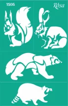 Sablon újrahasználható öntapadó 13x20cm – 1506