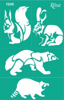 Sablon újrahasználható öntapadó 13x20cm – 1506